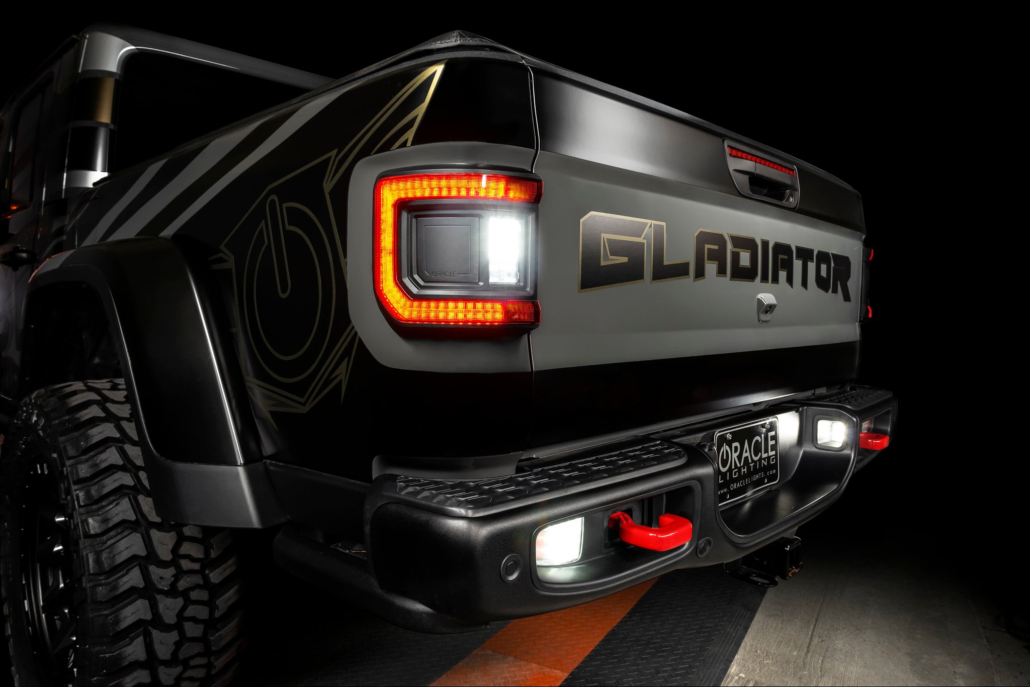 ORACLE Lighting Flush Mount LED Tail Lights for Jeep Gladiator JT by Oracle Lighting