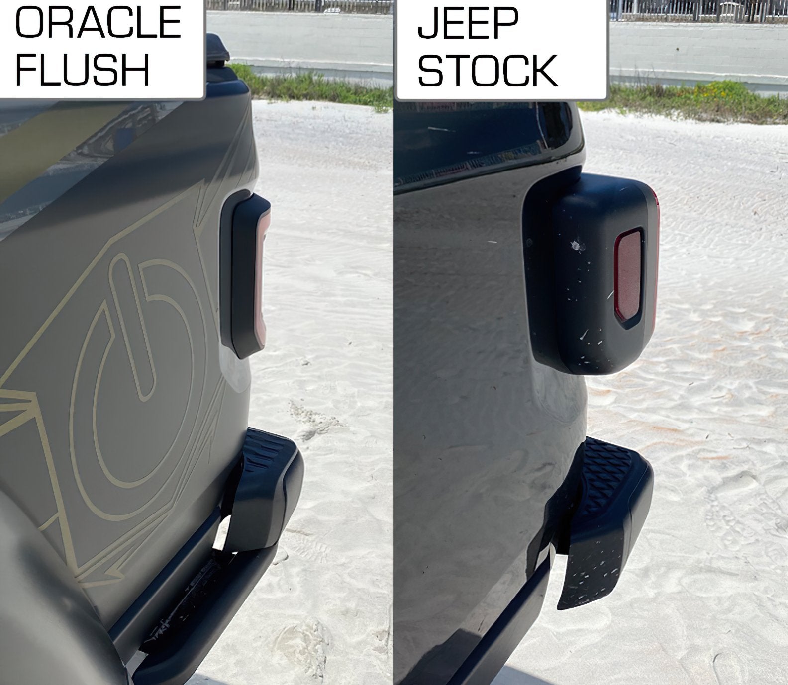 ORACLE Lighting Flush Mount LED Tail Lights for Jeep Gladiator JT by Oracle Lighting