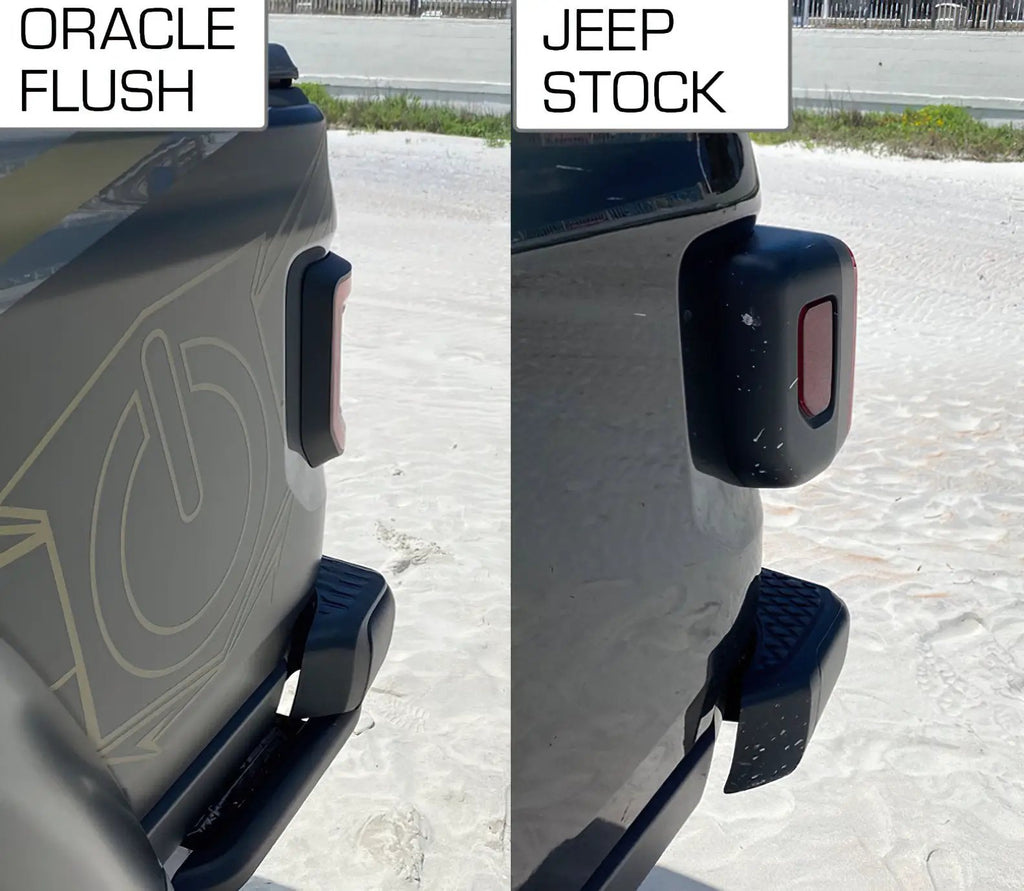 ORACLE Lighting Flush Mount LED Tail Lights for Jeep Gladiator JT by Oracle Lighting