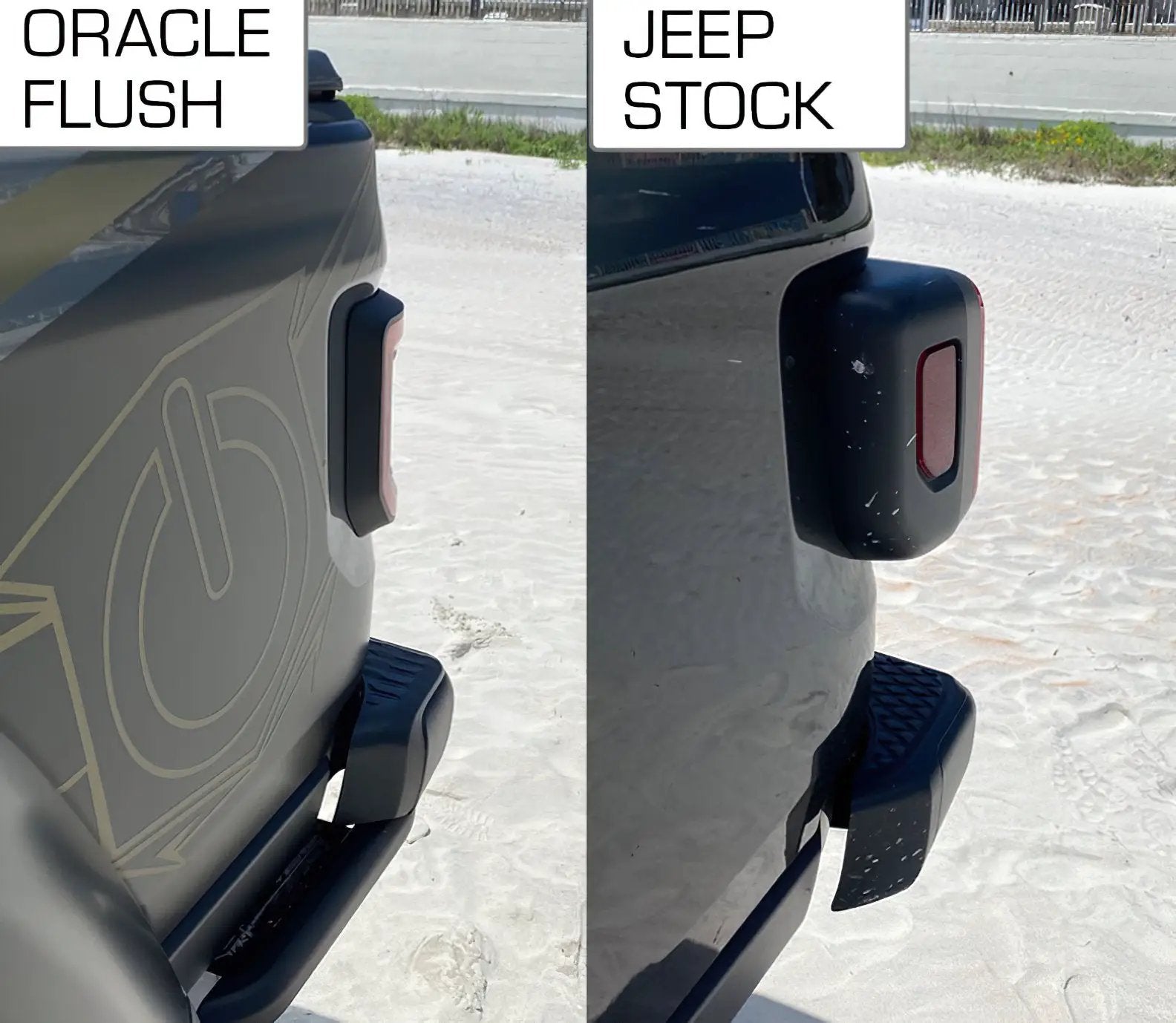 ORACLE Lighting Flush Mount LED Tail Lights for Jeep Gladiator JT by Oracle Lighting