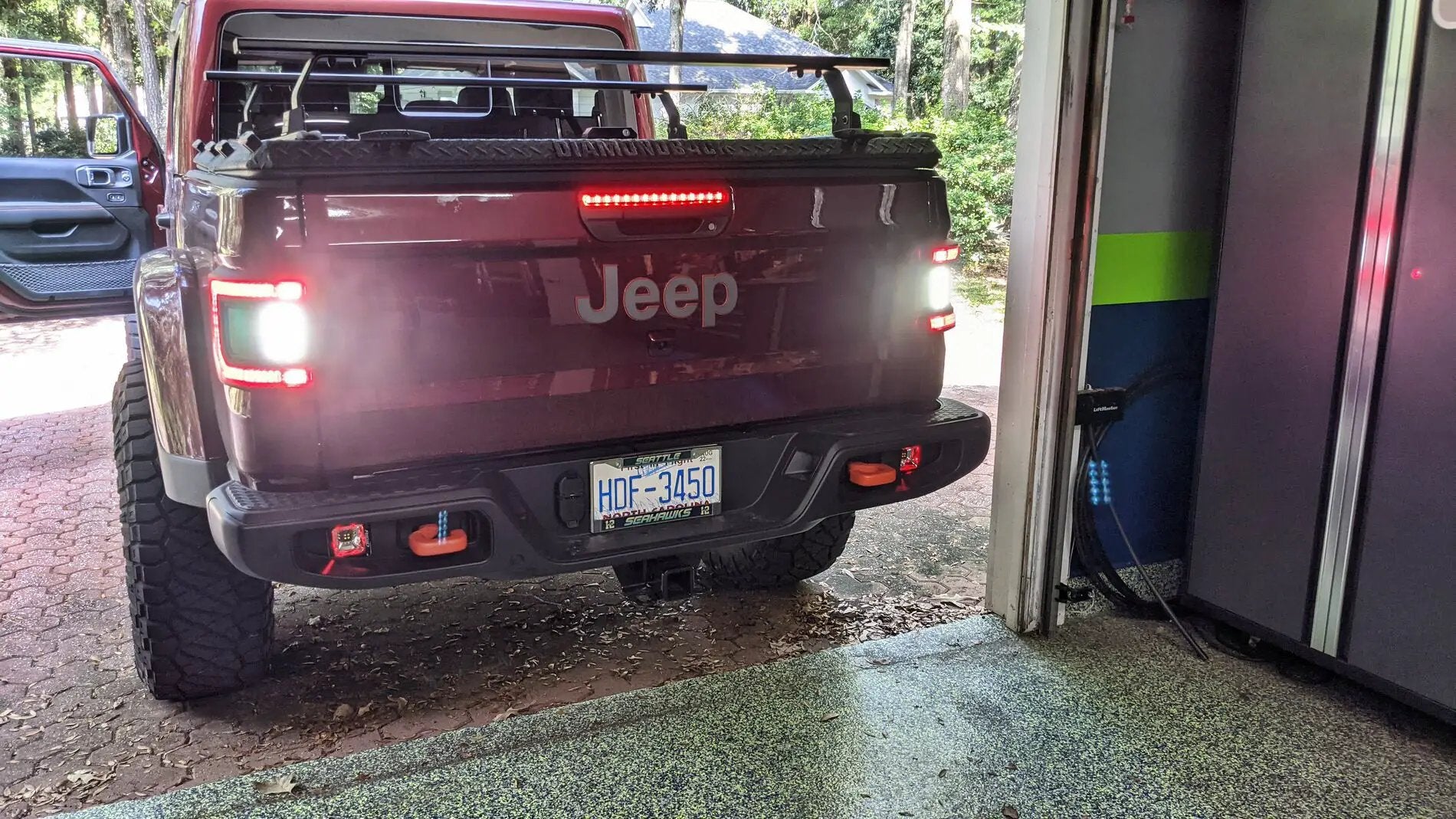 ORACLE Lighting Flush Mount LED Tail Lights for Jeep Gladiator JT by Oracle Lighting