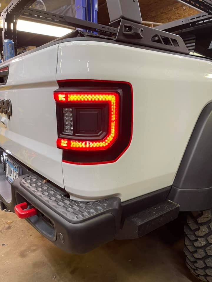 ORACLE Lighting Flush Mount LED Tail Lights for Jeep Gladiator JT by Oracle Lighting