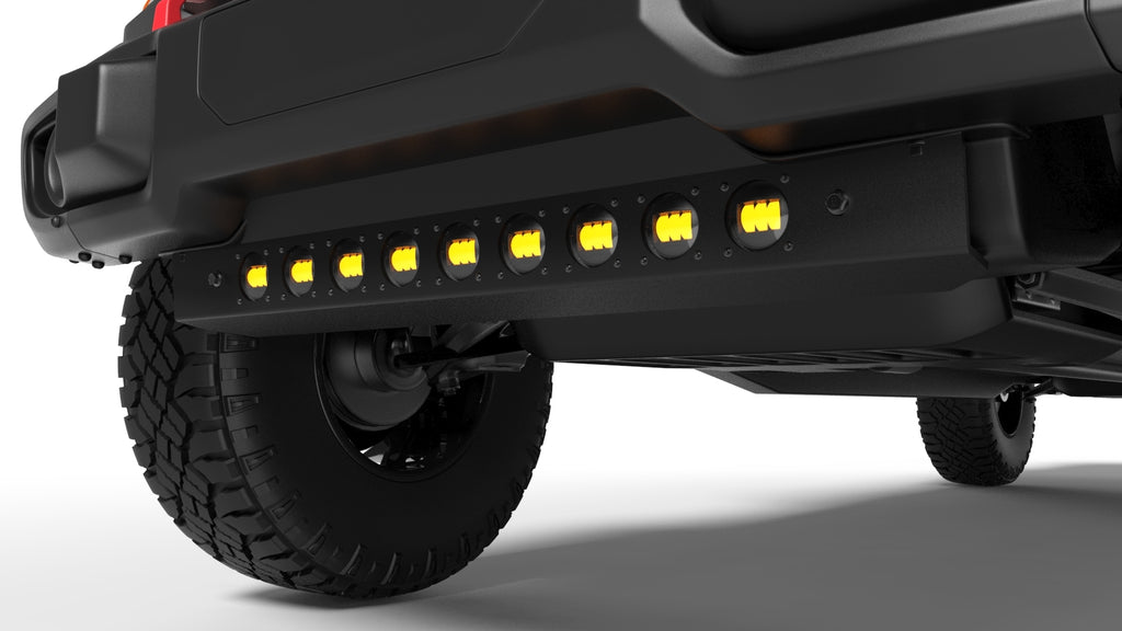 Skid Plate w/ Integrated LED Emitters -Jeep Wrangler JL/Gladiator JT-Yellow Lens by Oracle Lighting