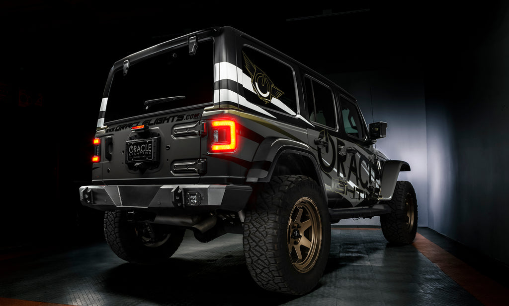 ORACLE Lighting Flush Mount LED Tail Lights for Jeep Wrangler JL by Oracle Lighting