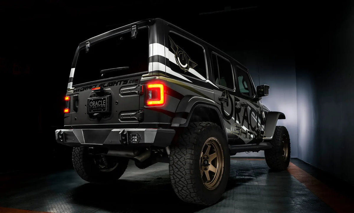 ORACLE Lighting Flush Mount LED Tail Lights for Jeep Wrangler JL by Oracle Lighting