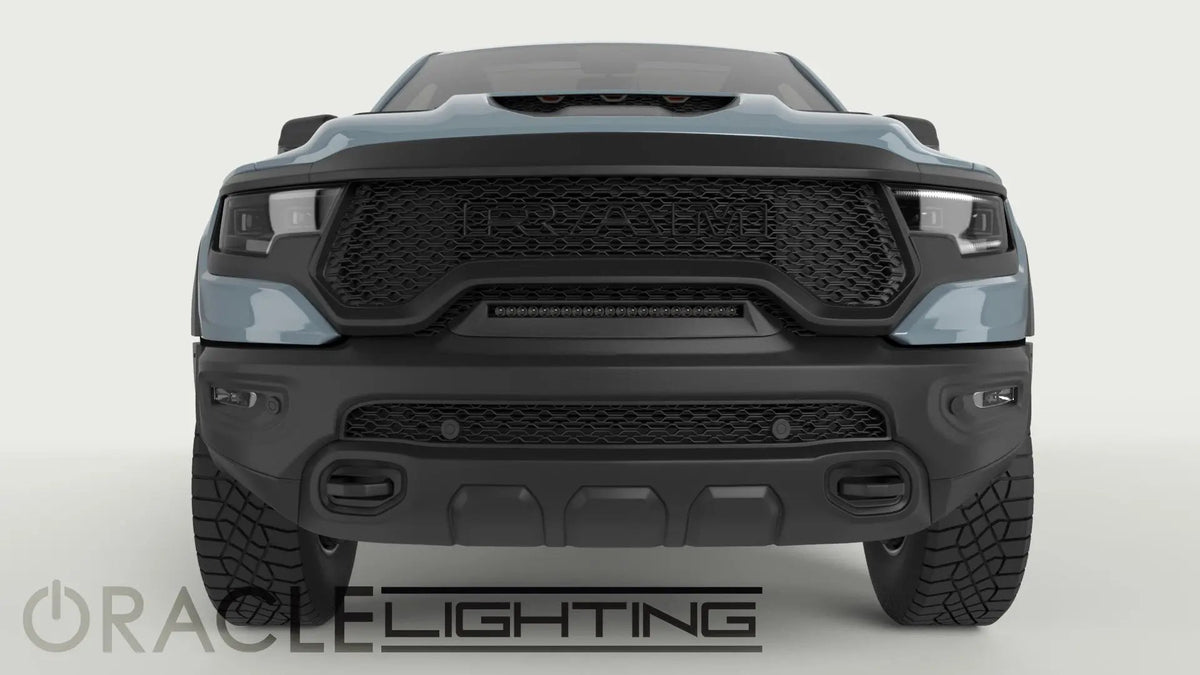 ORACLE Lighting 2019-2024 RAM Rebel/TRX Front Bumper Flush LED Light Bar System by Oracle Lighting