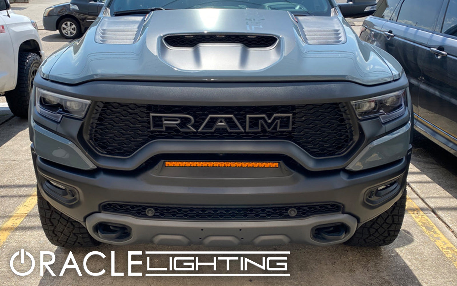 2019-2022 RAM Rebel/TRX Front Bumper Flush LED Light Bar System by Oracle Lighting