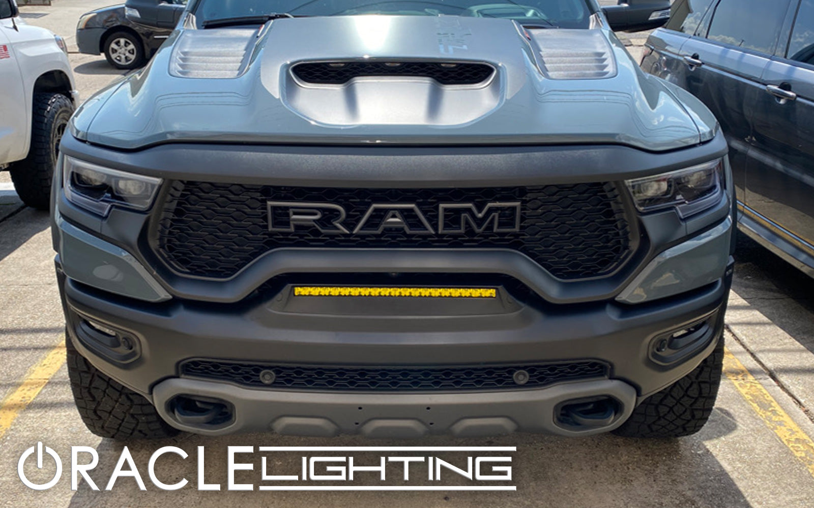 2019-2022 RAM Rebel/TRX Front Bumper Flush LED Light Bar System by Oracle Lighting