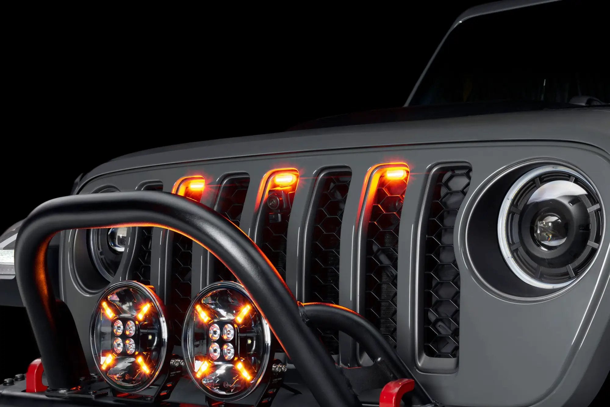 Universal Pre-Runner Style LED Grill Light Kit (New Style) - Tinted Lens by Oracle Lighting