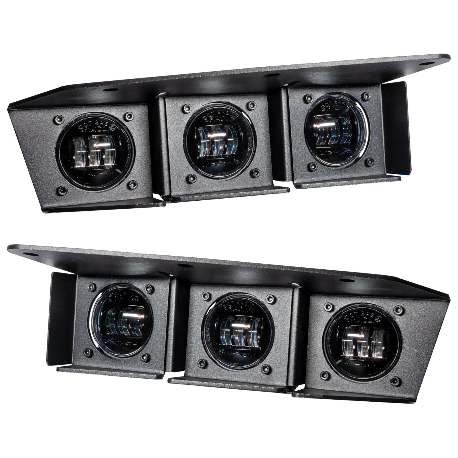 ORACLE Lighting 2021-2024 Ford Bronco Triple LED Fog Light Kit for Steel Bumper by Oracle Lighting