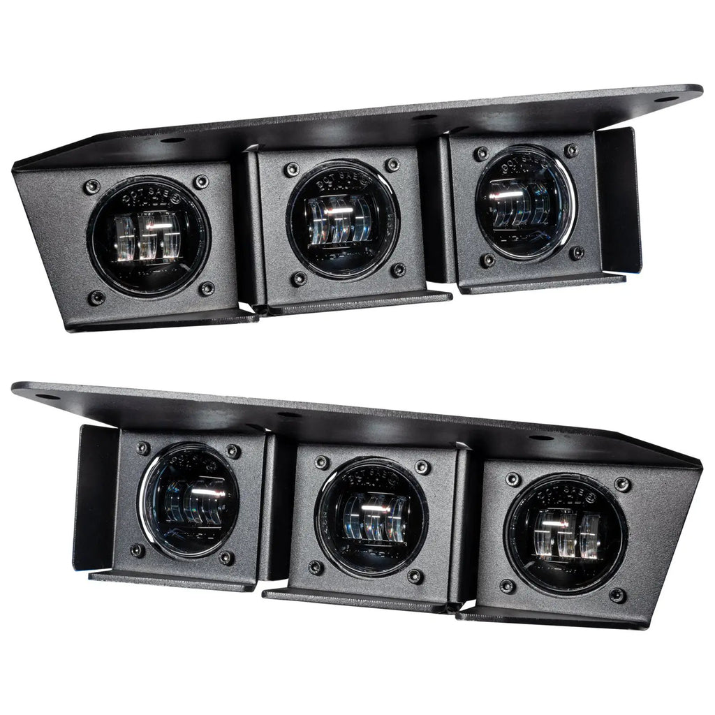 ORACLE Lighting 2021-2024 Ford Bronco Triple LED Fog Light Kit for Steel Bumper by Oracle Lighting