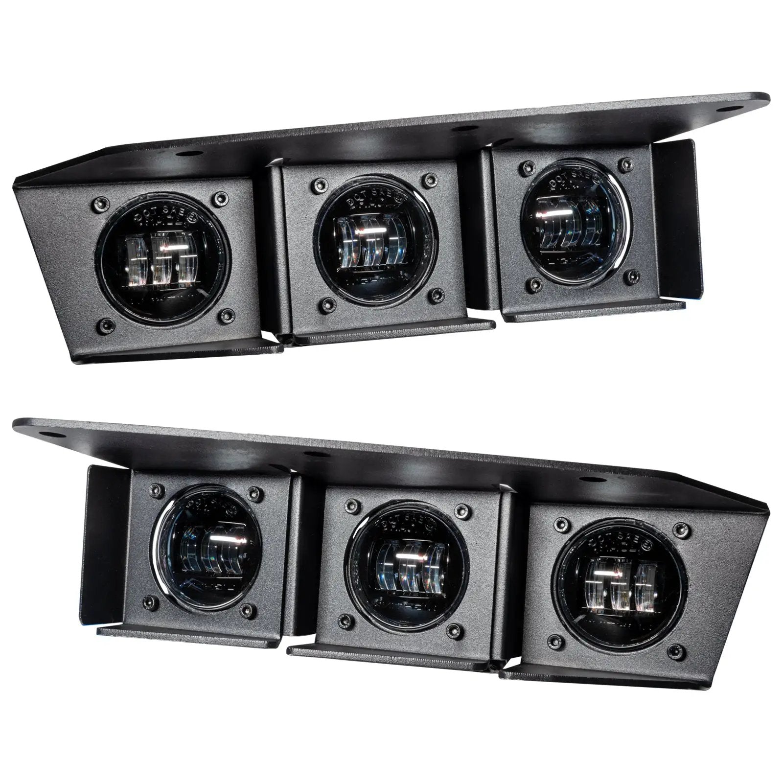 ORACLE Lighting 2021-2024 Ford Bronco Triple LED Fog Light Kit for Steel Bumper by Oracle Lighting