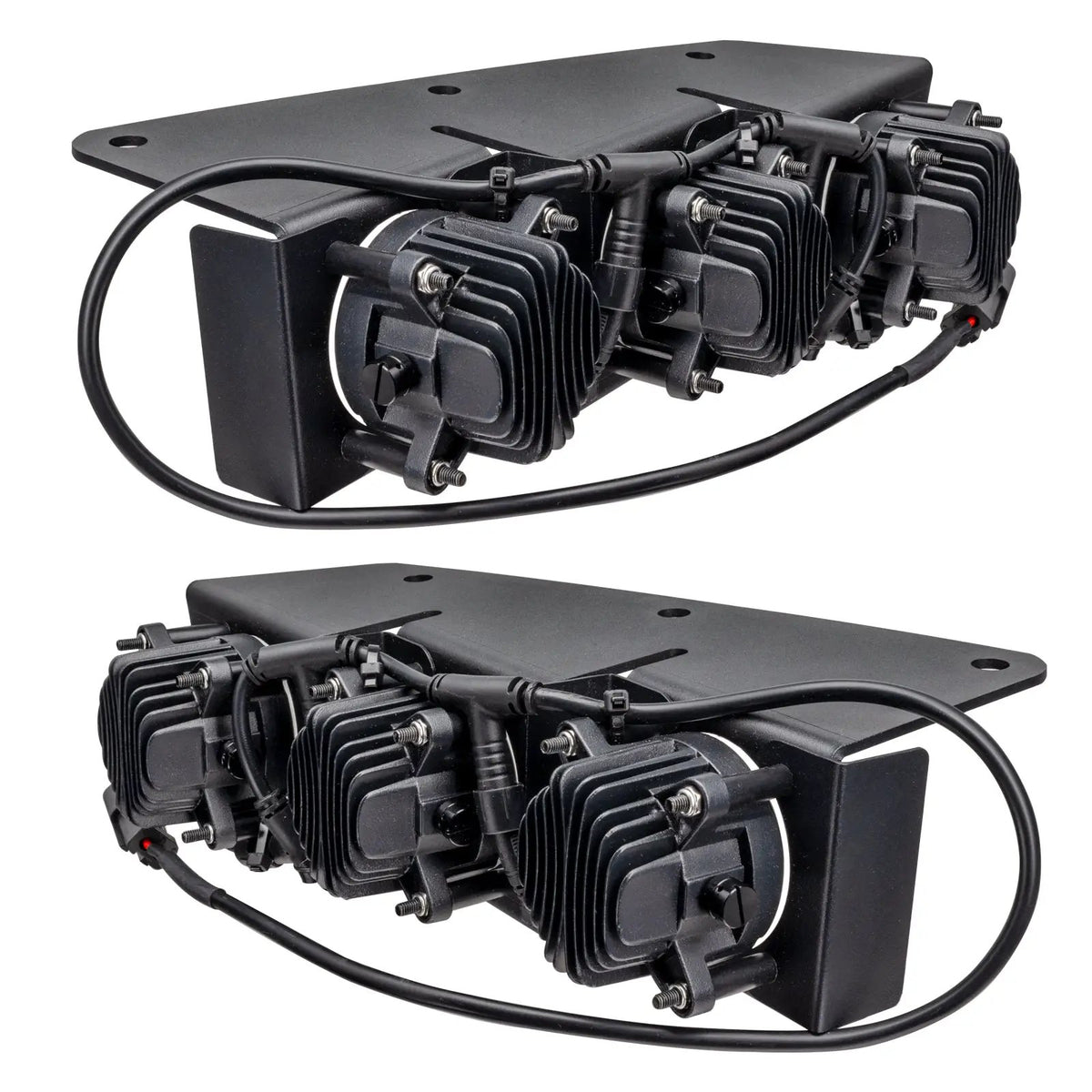 ORACLE Lighting 2021-2024 Ford Bronco Triple LED Fog Light Kit for Steel Bumper by Oracle Lighting