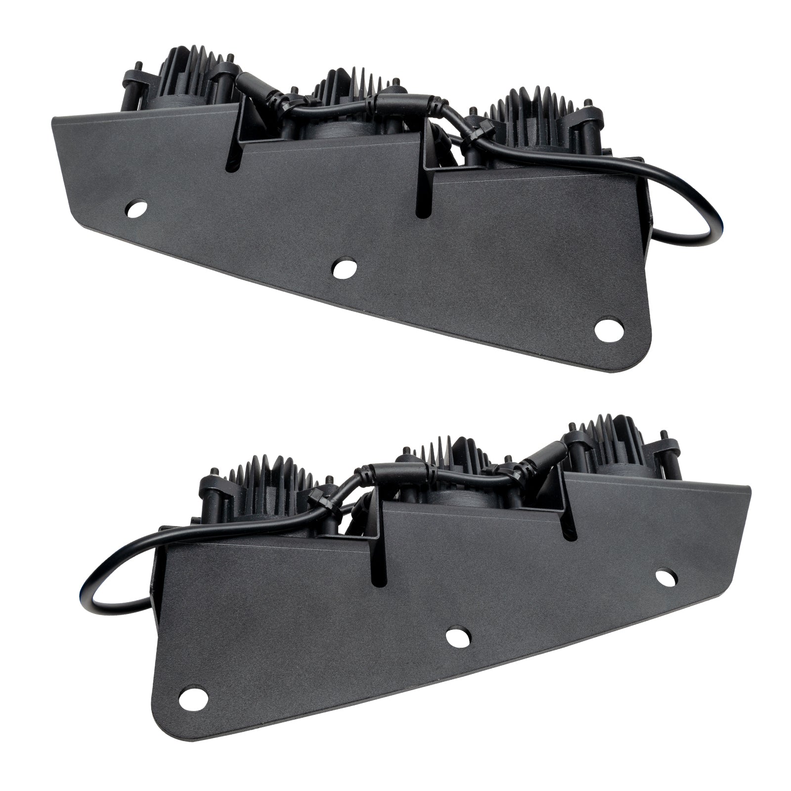 ORACLE Lighting 2021-2024 Ford Bronco Triple LED Fog Light Kit for Steel Bumper by Oracle Lighting