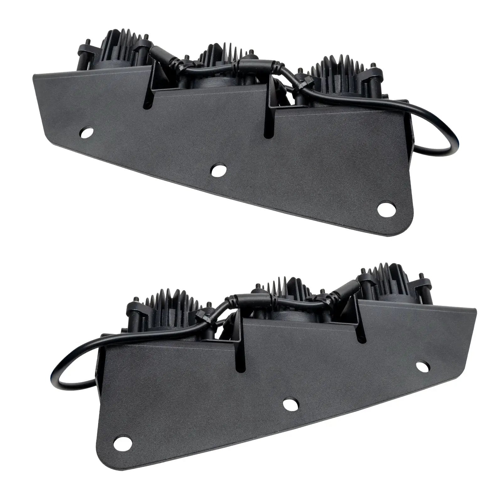 ORACLE Lighting 2021-2024 Ford Bronco Triple LED Fog Light Kit for Steel Bumper by Oracle Lighting