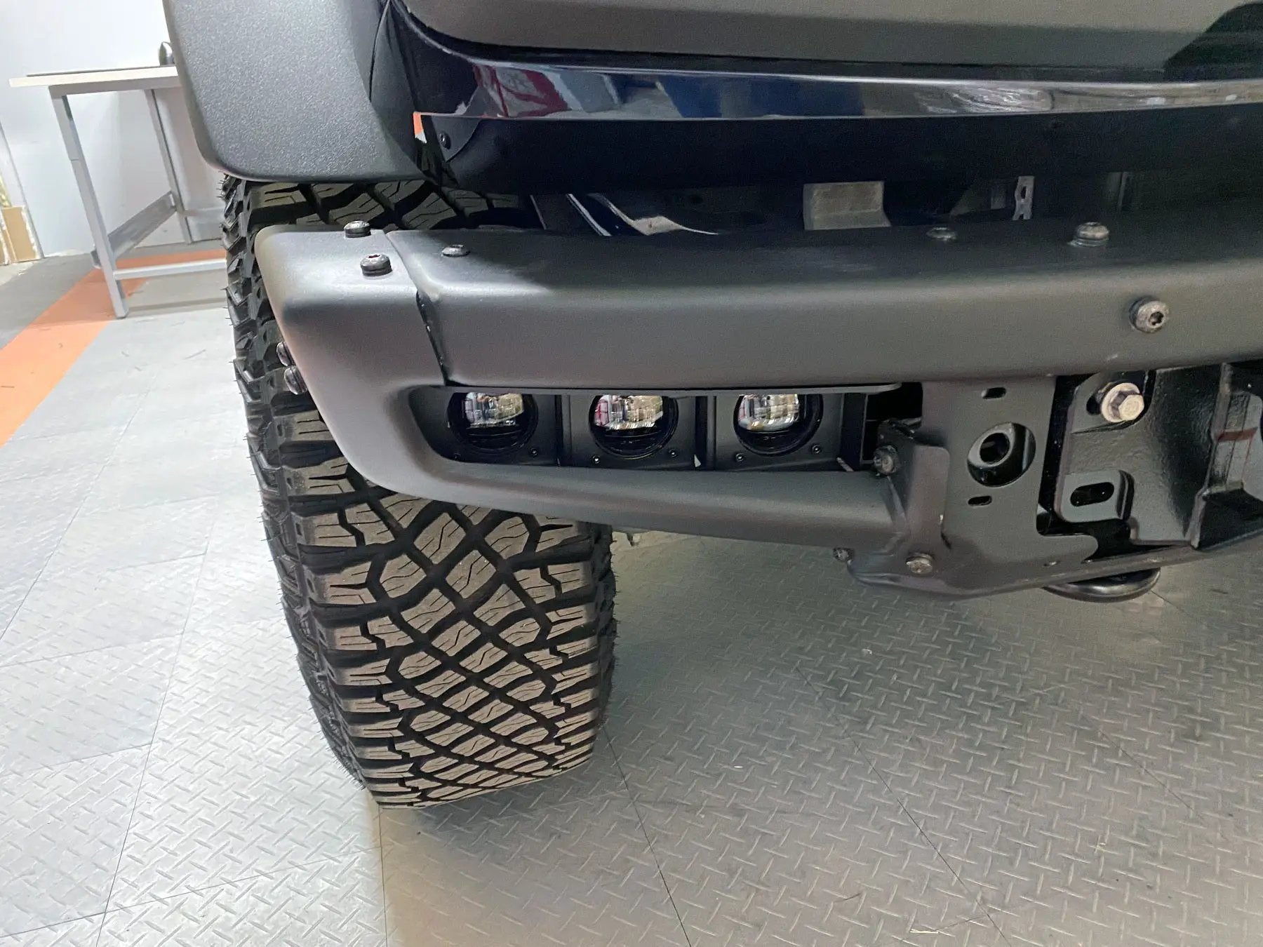 ORACLE Lighting 2021-2024 Ford Bronco Triple LED Fog Light Kit for Steel Bumper by Oracle Lighting