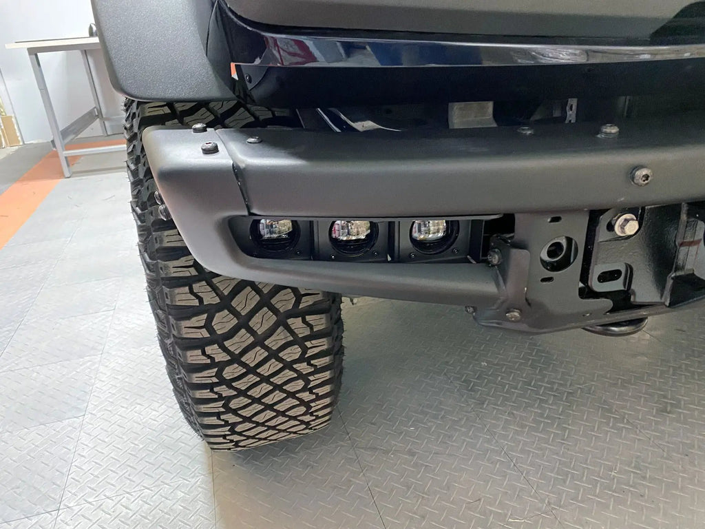 ORACLE Lighting 2021-2024 Ford Bronco Triple LED Fog Light Kit for Steel Bumper by Oracle Lighting