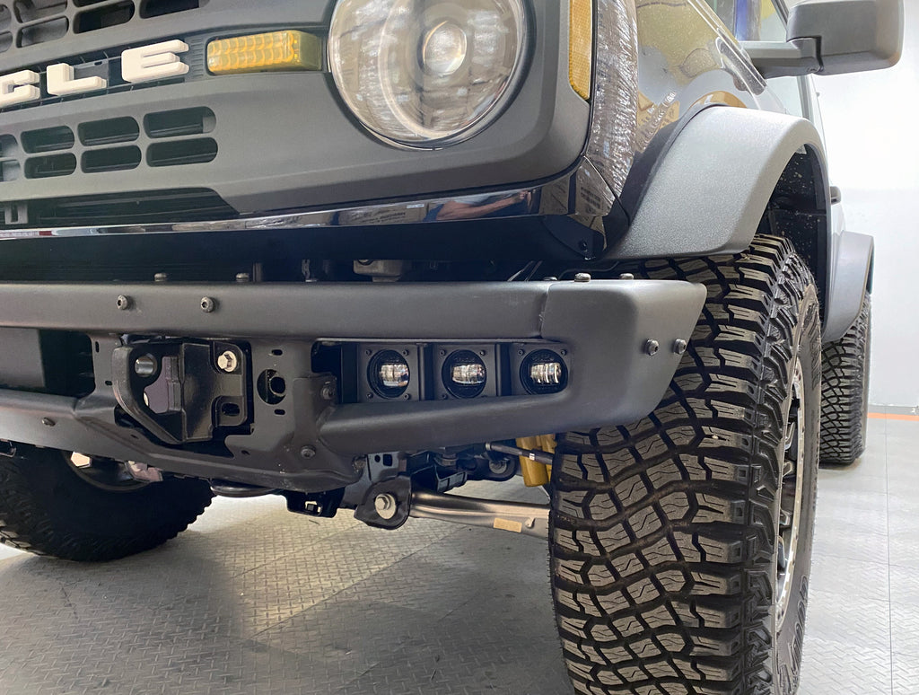 ORACLE Lighting 2021-2024 Ford Bronco Triple LED Fog Light Kit for Steel Bumper by Oracle Lighting