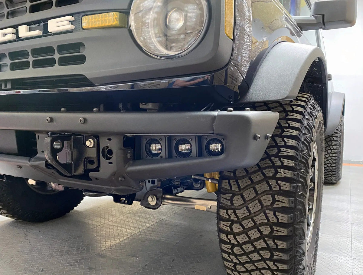 ORACLE Lighting 2021-2024 Ford Bronco Triple LED Fog Light Kit for Steel Bumper by Oracle Lighting