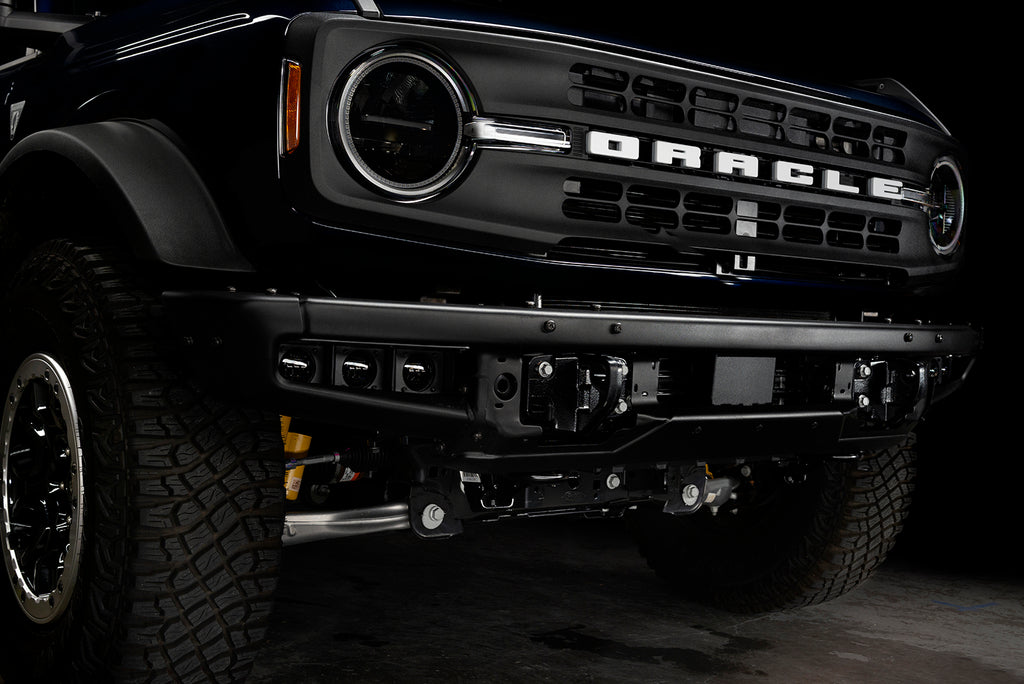 ORACLE Lighting 2021-2024 Ford Bronco Triple LED Fog Light Kit for Steel Bumper by Oracle Lighting