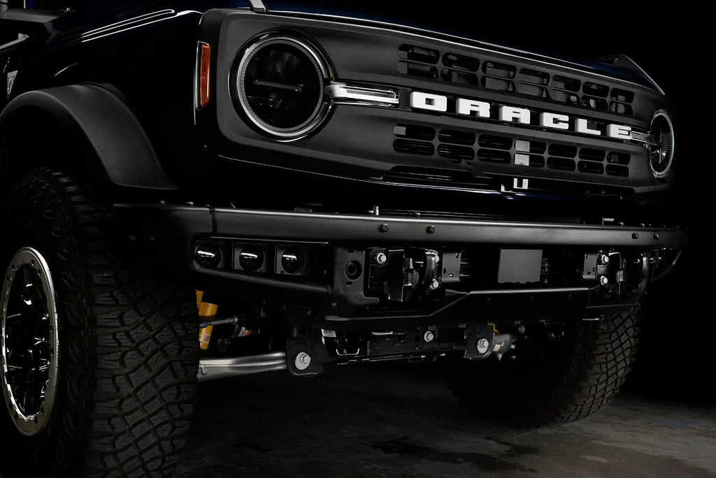 ORACLE Lighting 2021-2024 Ford Bronco Triple LED Fog Light Kit for Steel Bumper by Oracle Lighting