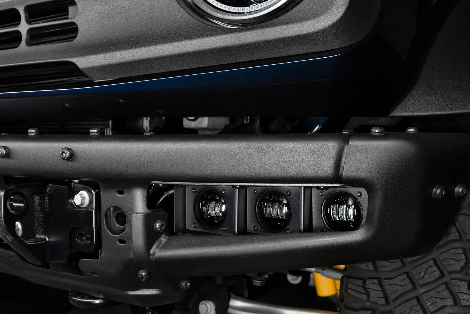 ORACLE Lighting 2021-2024 Ford Bronco Triple LED Fog Light Kit for Steel Bumper by Oracle Lighting