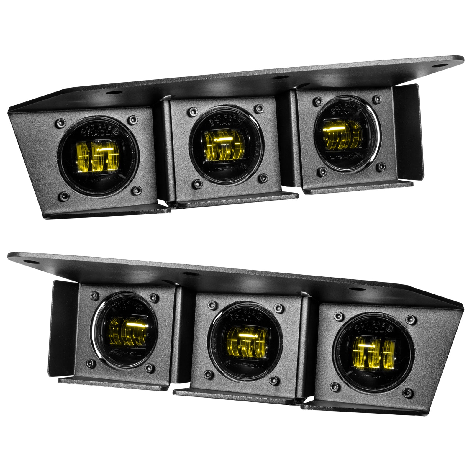ORACLE Lighting 2021-2024 Ford Bronco Triple LED Fog Light Kit for Steel Bumper by Oracle Lighting
