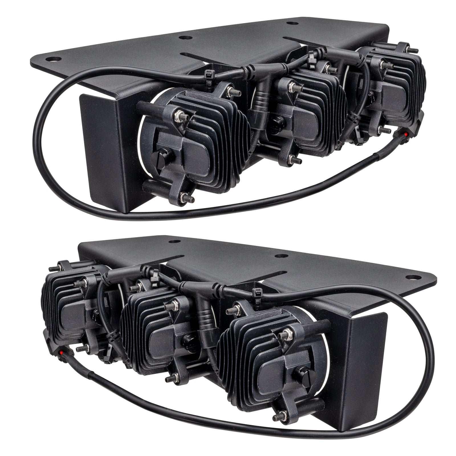 ORACLE Lighting 2021-2024 Ford Bronco Triple LED Fog Light Kit for Steel Bumper by Oracle Lighting