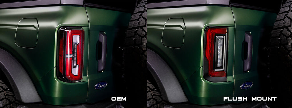 ORACLE Lighting Flush Style LED Tail Lights for 2021-2024 Ford Bronco by Oracle Lighting