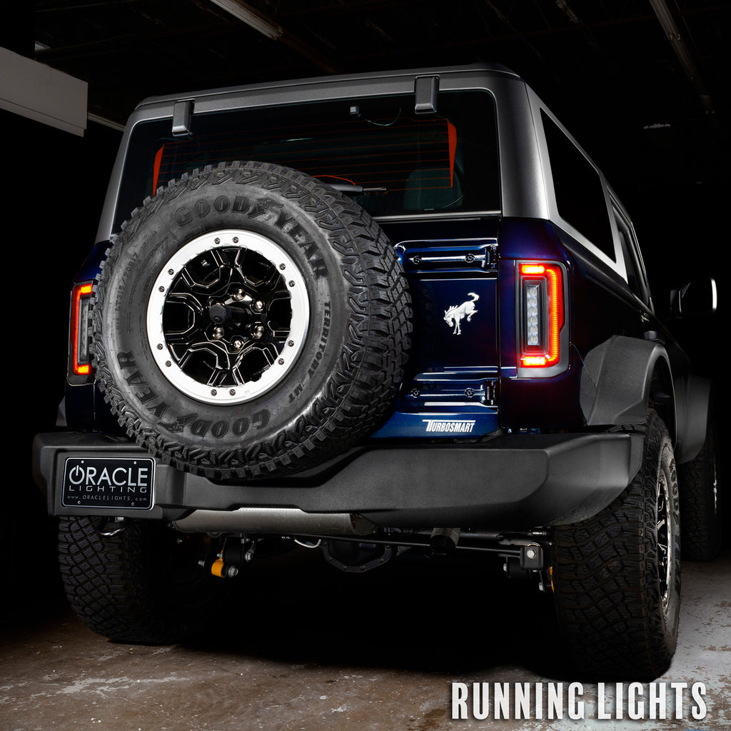 ORACLE Lighting Flush Style LED Tail Lights for 2021-2024 Ford Bronco by Oracle Lighting