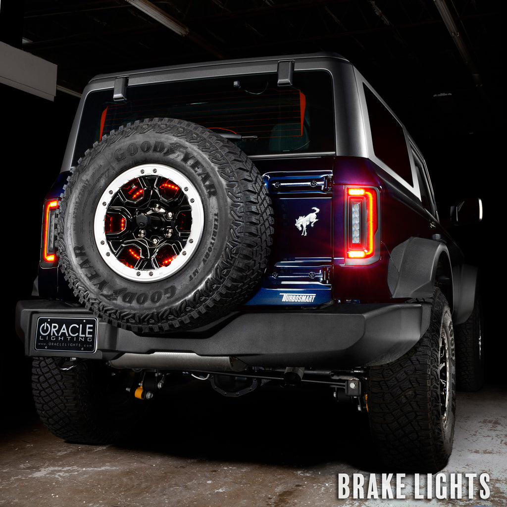 ORACLE Lighting Flush Style LED Tail Lights for 2021-2024 Ford Bronco by Oracle Lighting