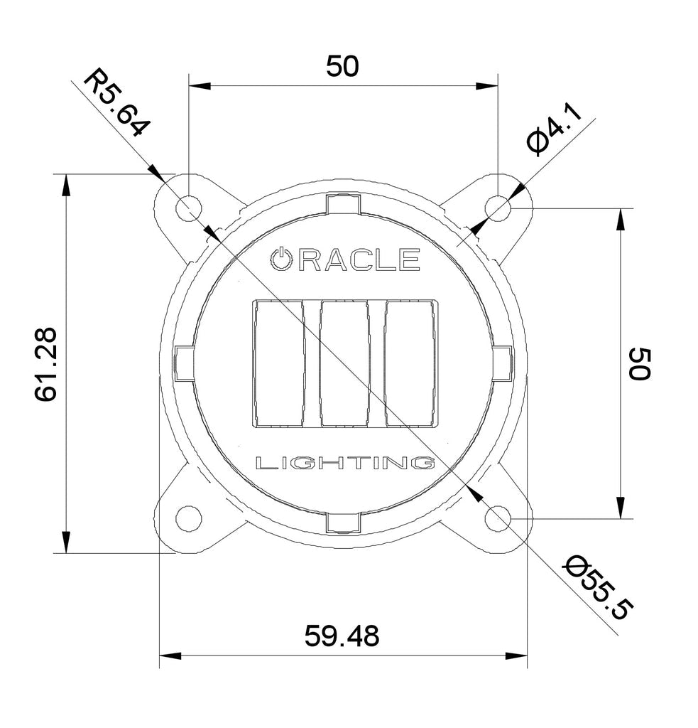 ORACLE Lighting 60mm 15W Fog Beam LED Emitter by Oracle Lighting