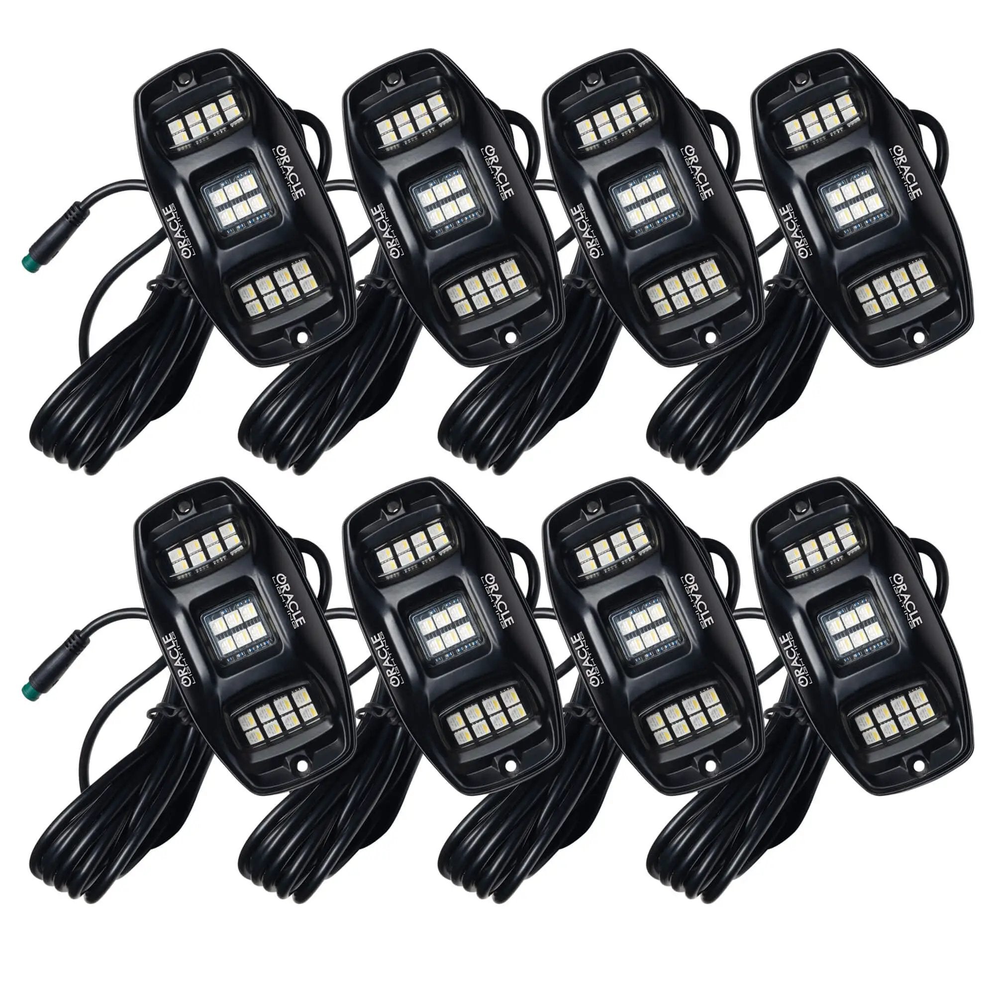 ORACLE Lighting ColorSHIFT RGB+W Underbody Wheel Well Rock Light Kit (8 PCS) by Oracle Lighting