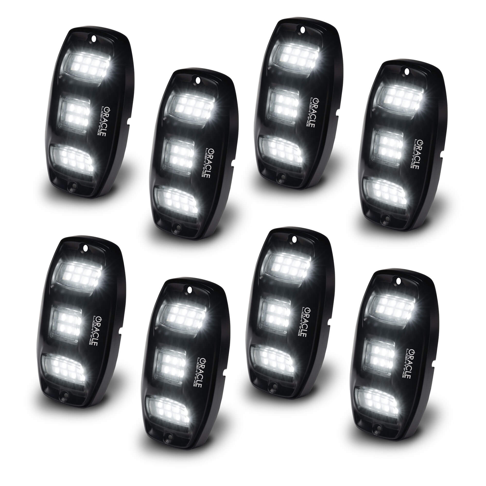 ORACLE Lighting ColorSHIFT RGB+W Underbody Wheel Well Rock Light Kit (8 PCS) by Oracle Lighting
