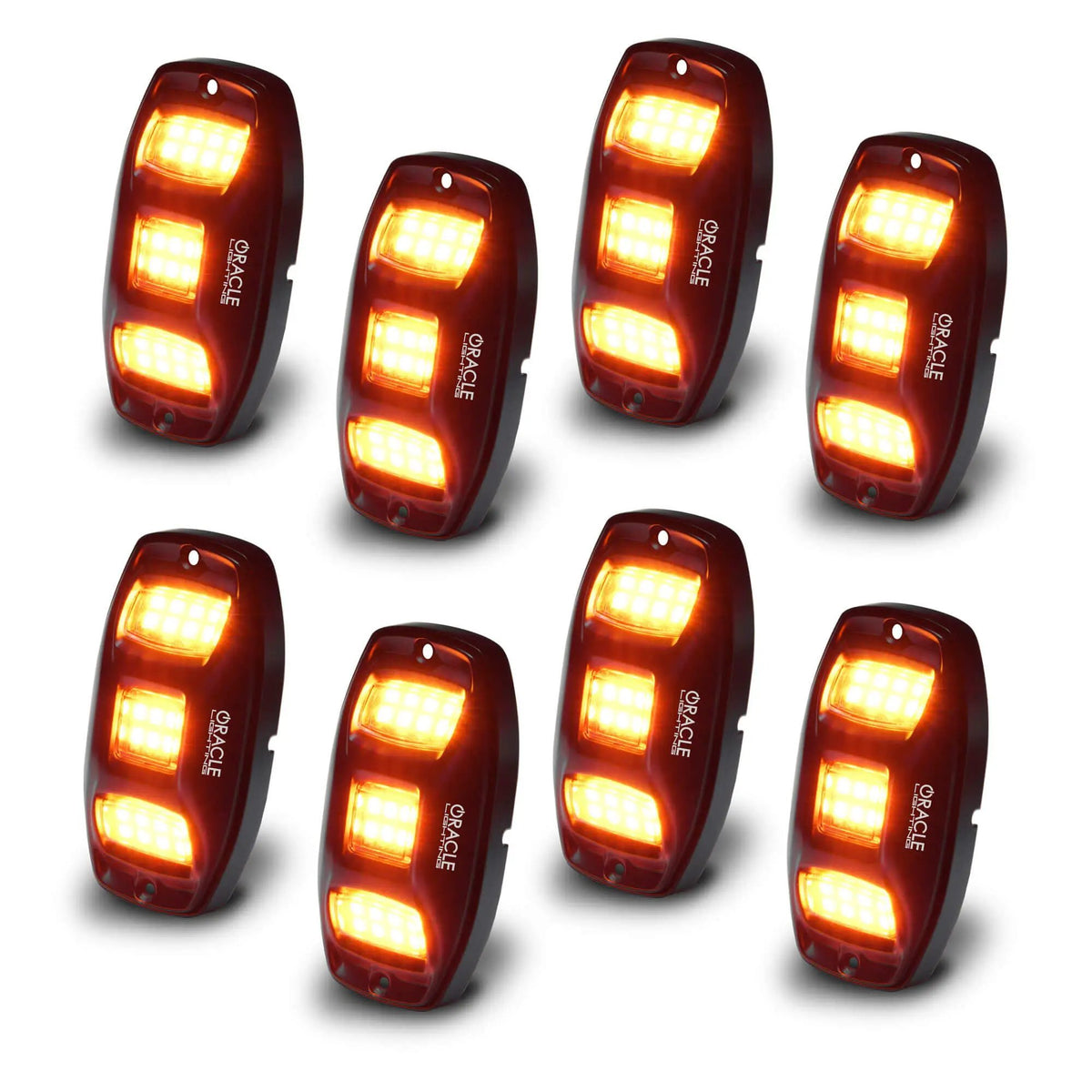 ORACLE Lighting ColorSHIFT RGB+W Underbody Wheel Well Rock Light Kit (8 PCS) by Oracle Lighting
