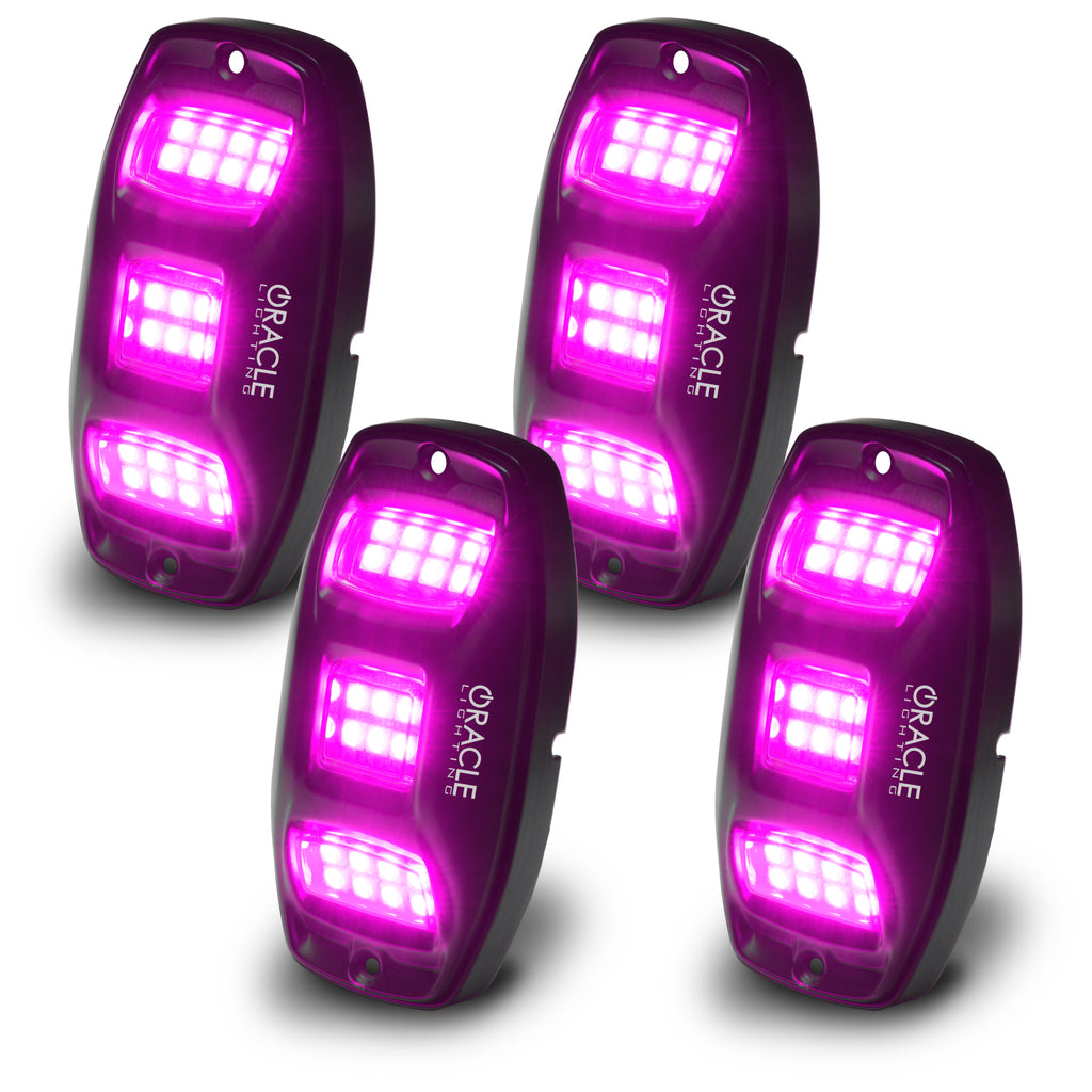 ORACLE Lighting ColorSHIFT RGB+W Underbody Wheel Well Rock Light Kit (4 PCS) by Oracle Lighting