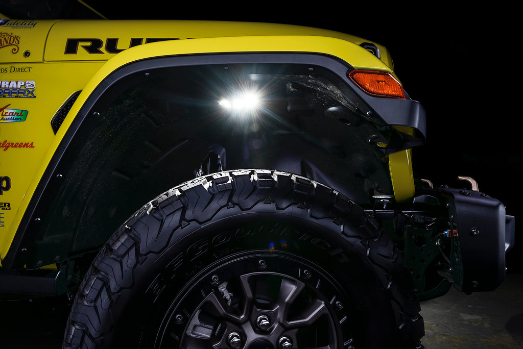 ORACLE Lighting ColorSHIFT RGB+W Underbody Wheel Well Rock Light Kit (4 PCS) by Oracle Lighting