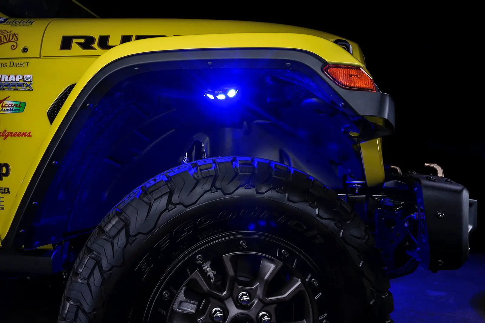 ORACLE Lighting ColorSHIFT RGB+W Underbody Wheel Well Rock Light Kit (4 PCS) by Oracle Lighting