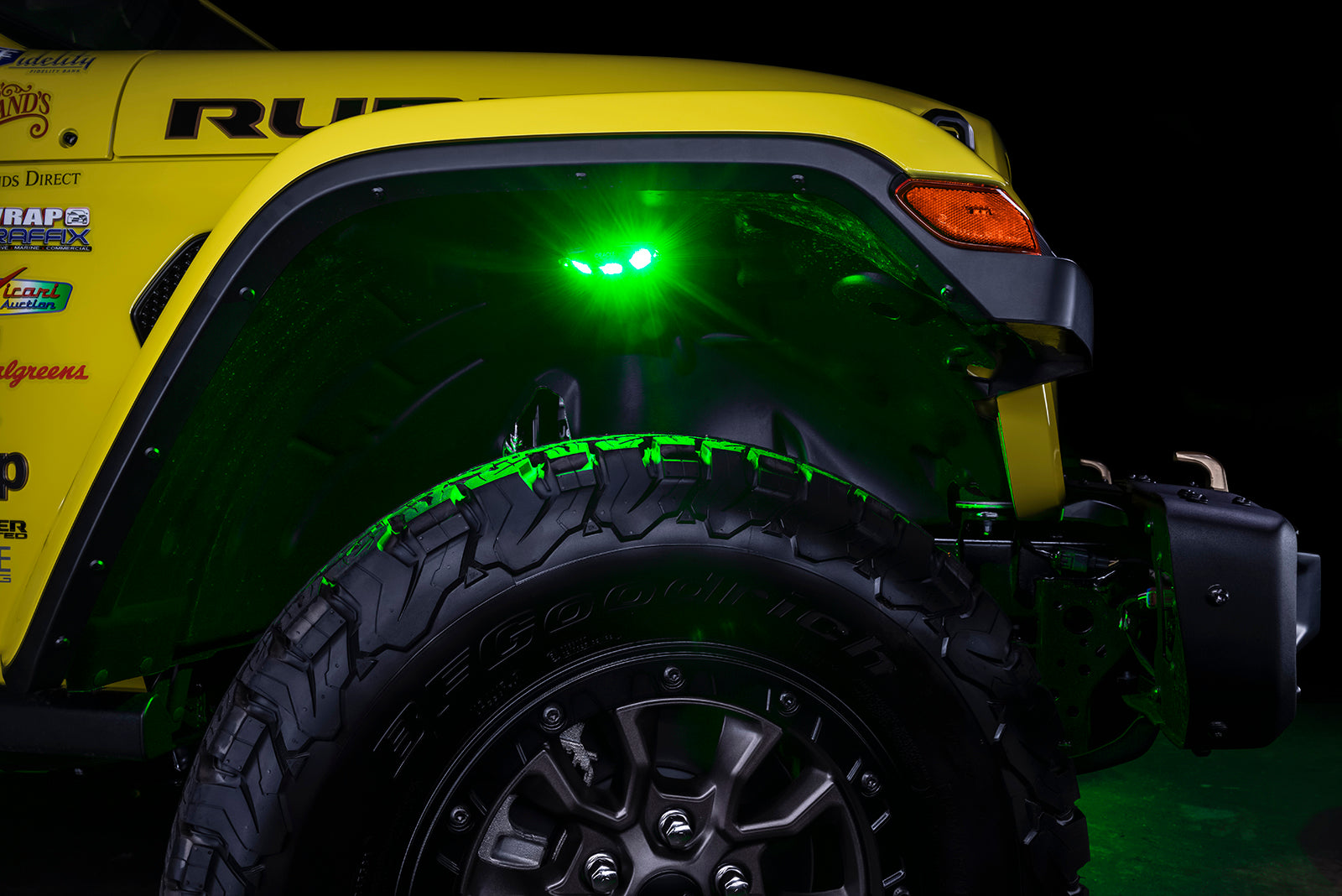 ORACLE Lighting ColorSHIFT RGB+W Underbody Wheel Well Rock Light Kit (4 PCS) by Oracle Lighting