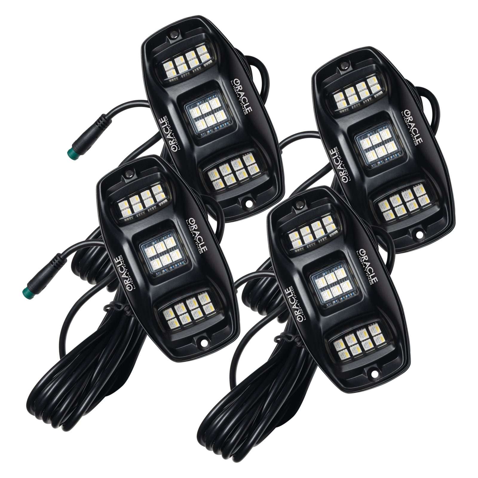 ORACLE Lighting ColorSHIFT RGB+W Underbody Wheel Well Rock Light Kit (4 PCS) by Oracle Lighting
