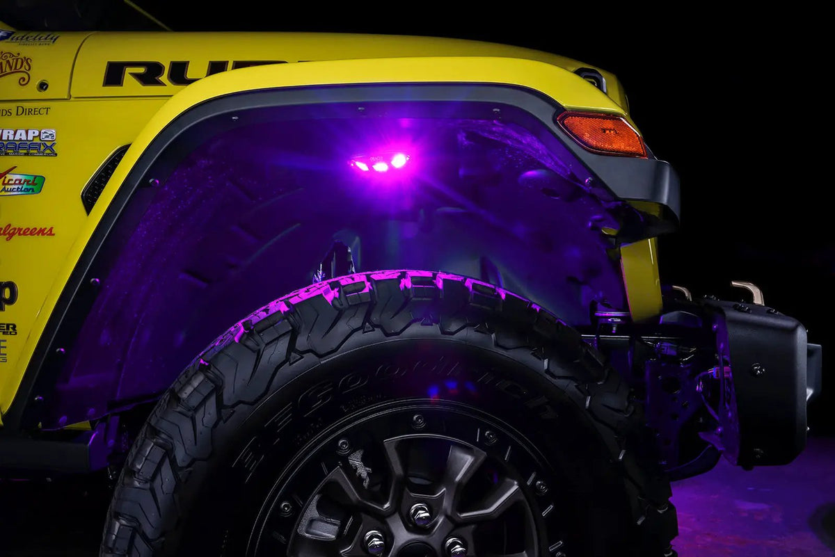 ORACLE Lighting ColorSHIFT RGB+W Underbody Wheel Well Rock Light Kit (4 PCS) by Oracle Lighting