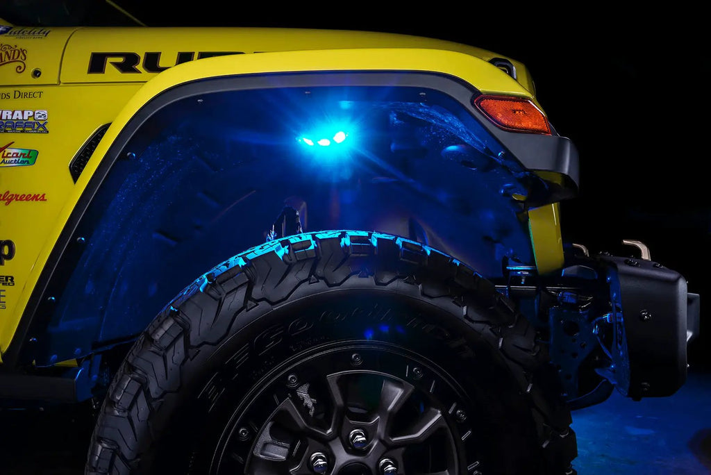 ORACLE Lighting ColorSHIFT RGB+W Underbody Wheel Well Rock Light Kit (4 PCS) by Oracle Lighting