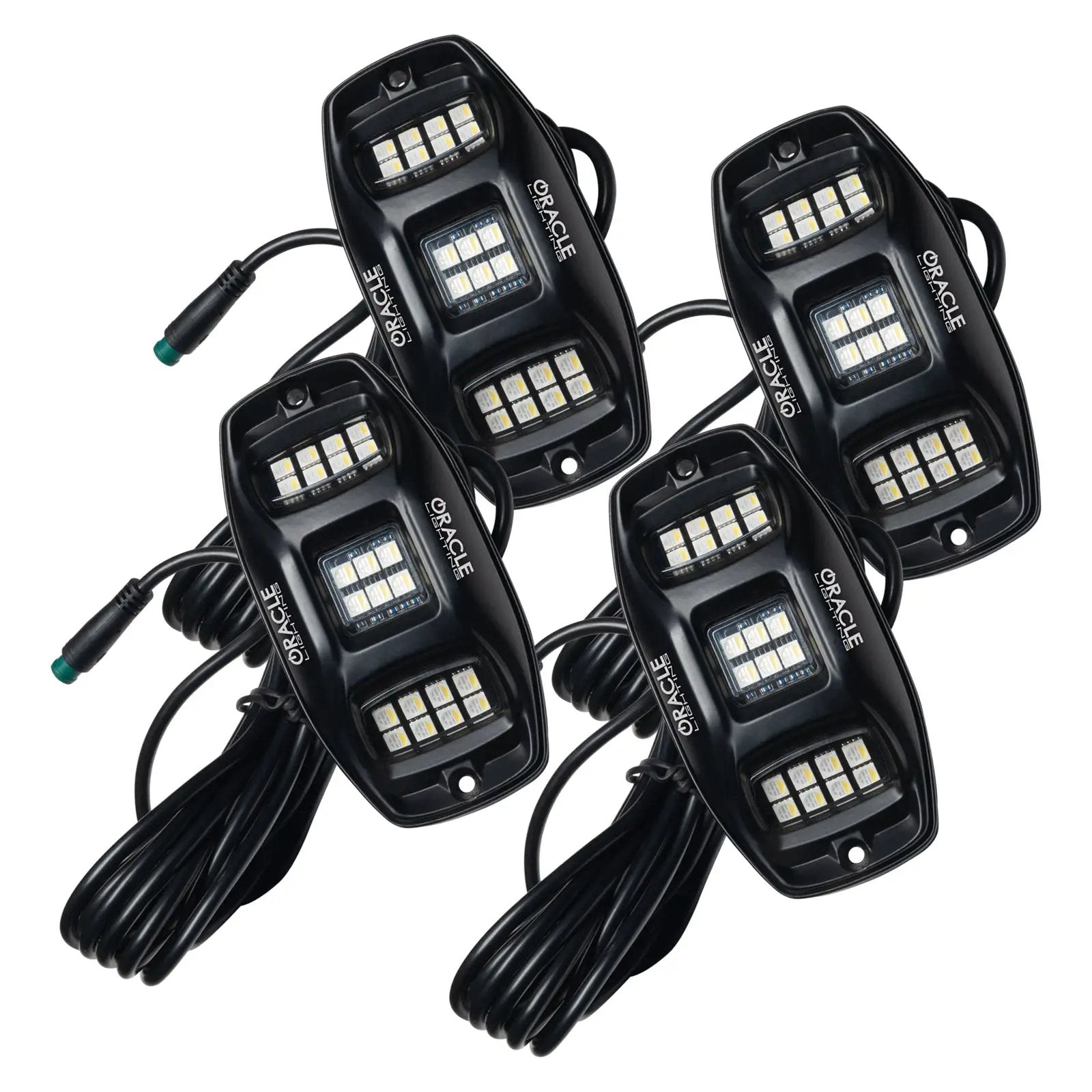 ORACLE Lighting ColorSHIFT RGB+W Underbody Wheel Well Rock Light Kit (4 PCS) by Oracle Lighting