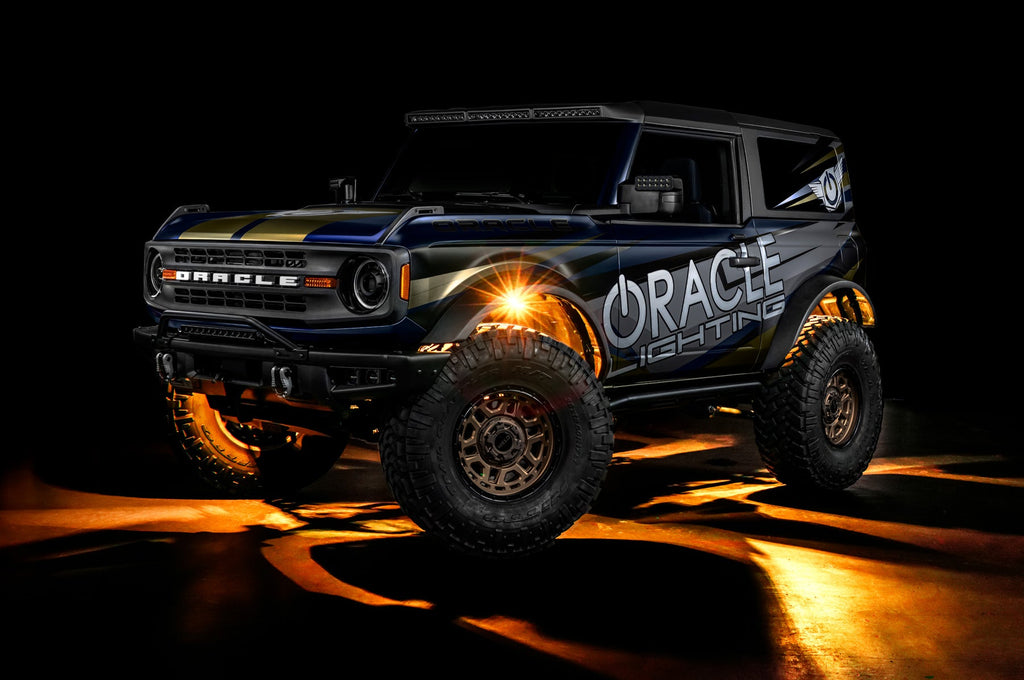 ORACLE Lighting ColorSHIFT RGB+W Underbody Wheel Well Rock Light Kit (4 PCS) by Oracle Lighting
