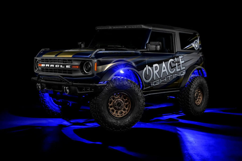 ORACLE Lighting ColorSHIFT RGB+W Underbody Wheel Well Rock Light Kit (4 PCS) by Oracle Lighting