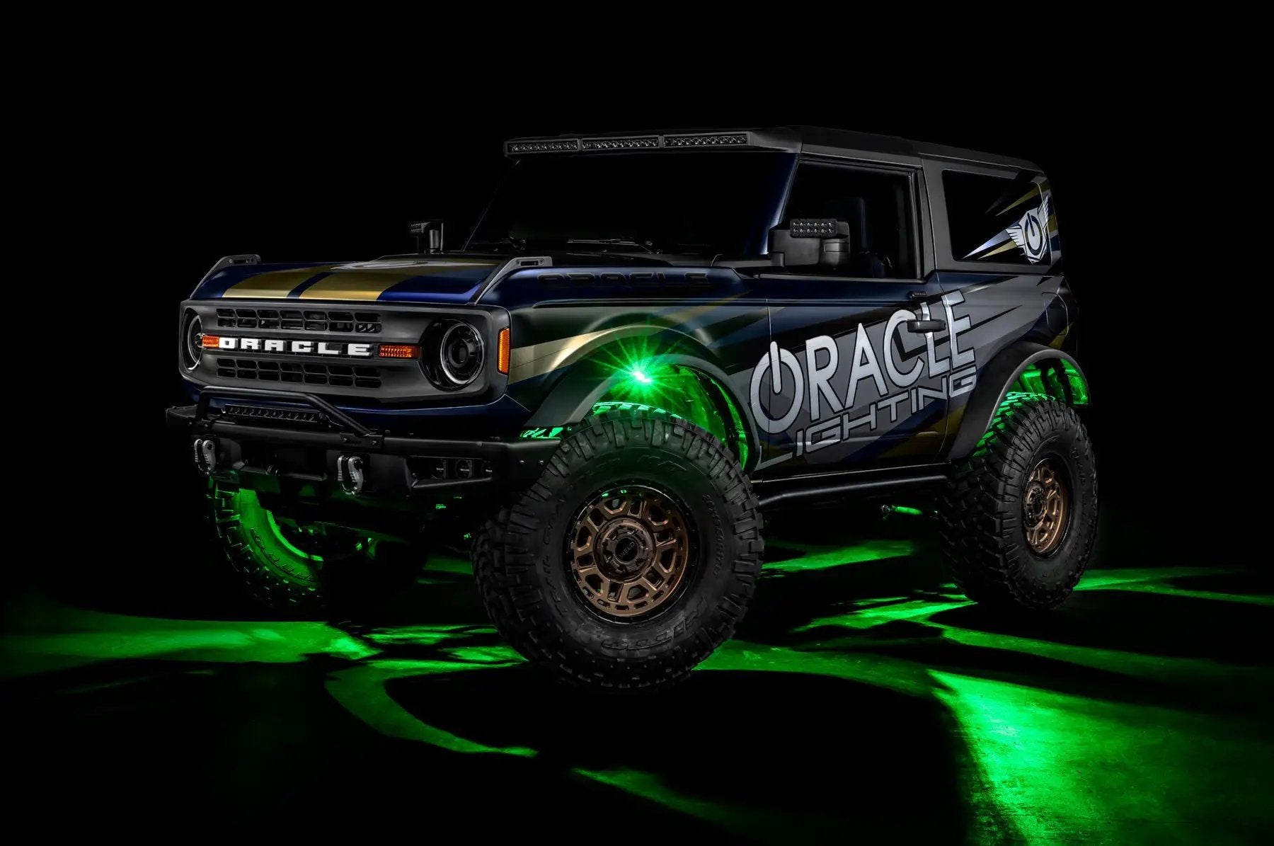 ORACLE Lighting ColorSHIFT RGB+W Underbody Wheel Well Rock Light Kit (4 PCS) by Oracle Lighting