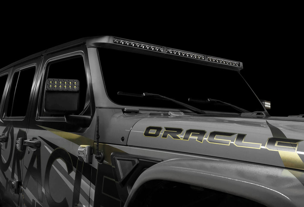Integrated Windshield Roof LED Light Bar System for Wrangler JL / Gladiator JT by Oracle Lighting