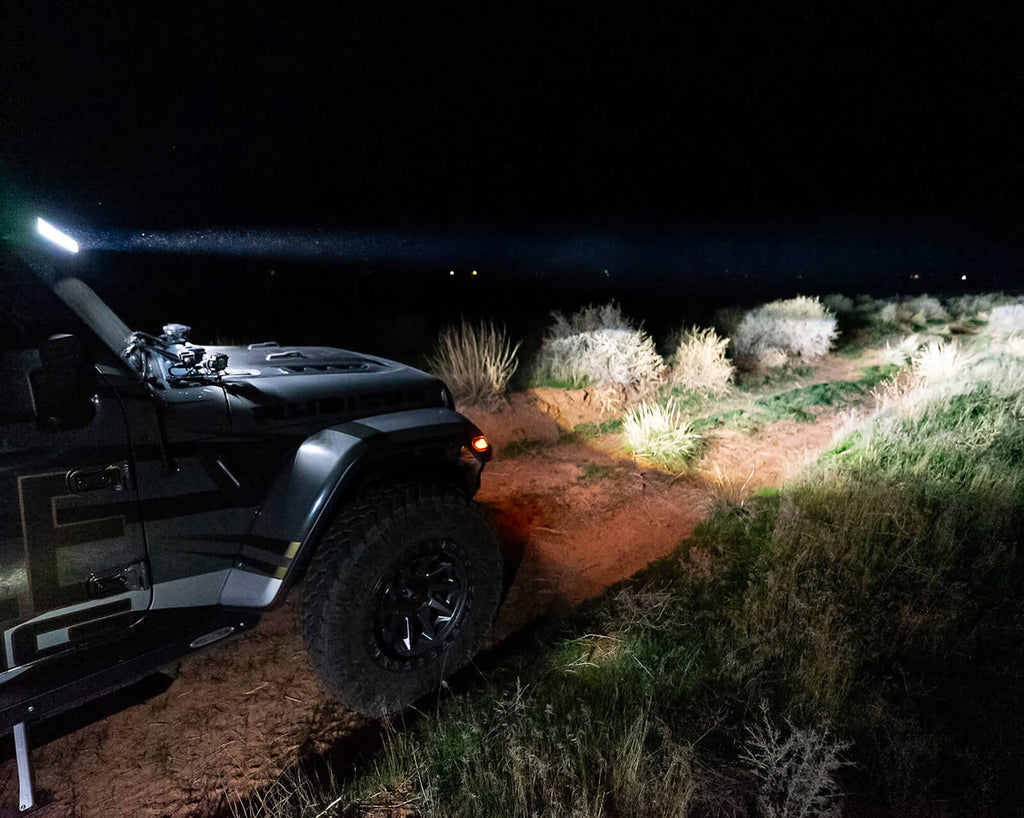 Integrated Windshield Roof LED Light Bar System for Wrangler JL / Gladiator JT by Oracle Lighting