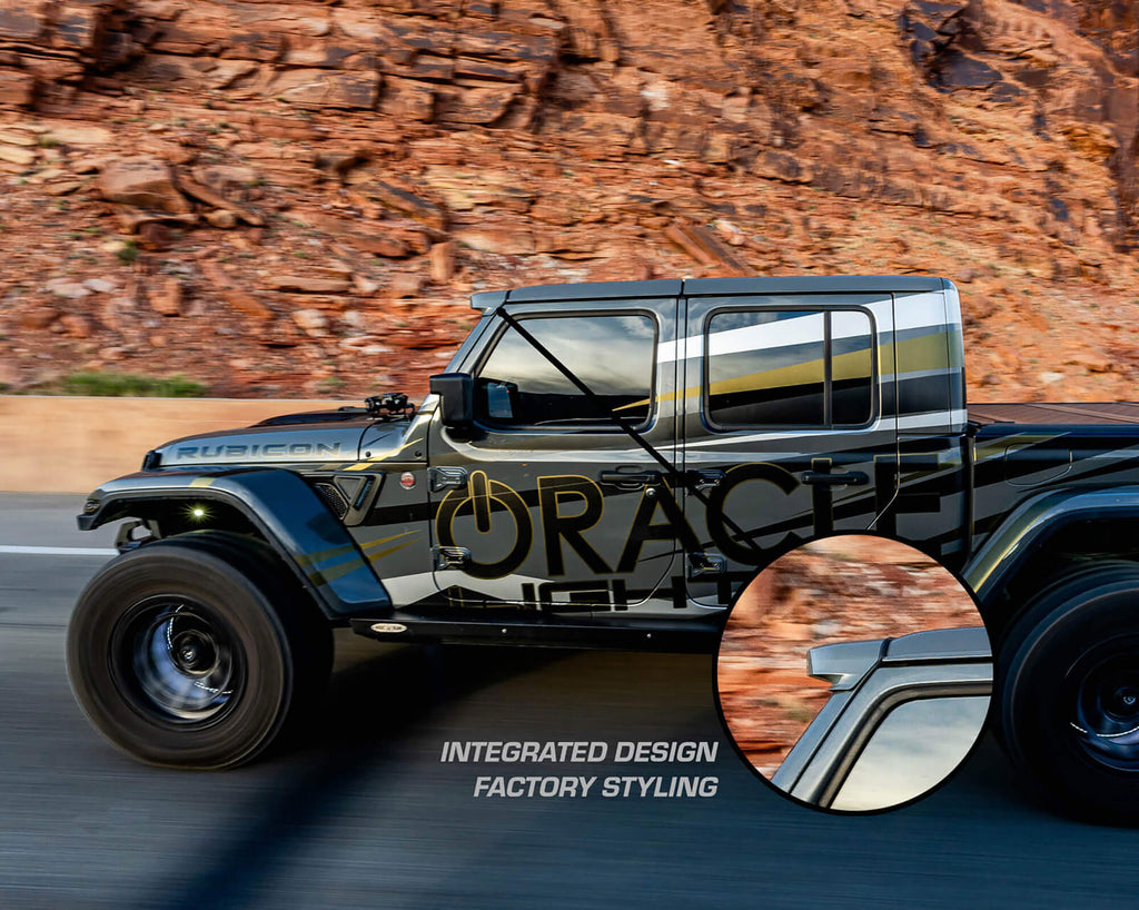 Integrated Windshield Roof LED Light Bar System for Wrangler JL / Gladiator JT by Oracle Lighting