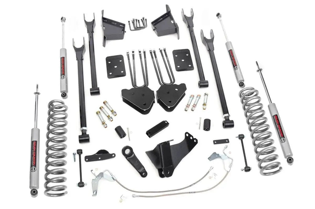 8 Inch Lift Kit | 4 Link | Ford F-250/F-350 Super Duty 4WD (2008-2010) by Rough Country